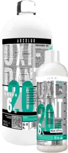 Absoluk Creme Oxidante, embalagens de 1000 ml e 150 ml