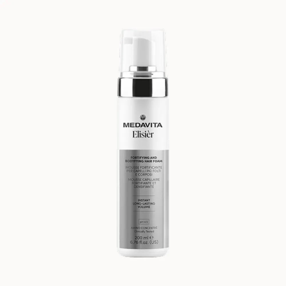 Espuma fortificante e de volume Elisièr, Medavita, 200 ml
